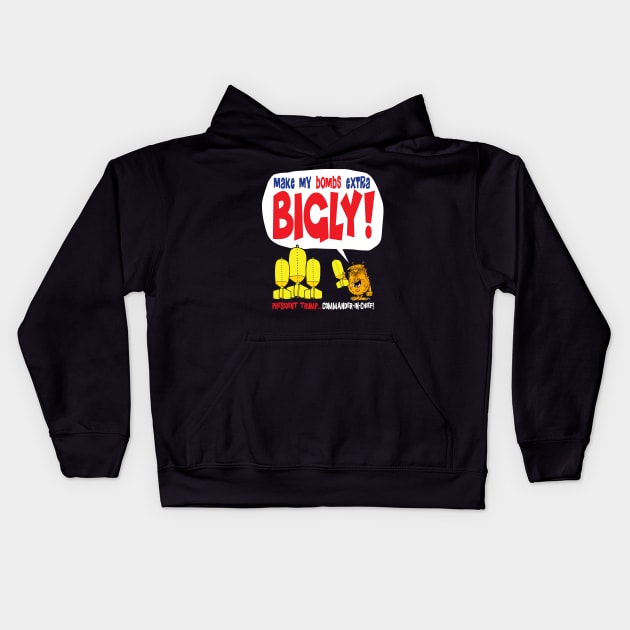 Bigly Kids Hoodie by brendanjohnson